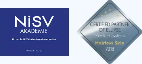 Laser Haarentfernung zertifiziert NiSV und Ellipse Dresden